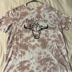 Maurices Cream and Brown Graphic Tee